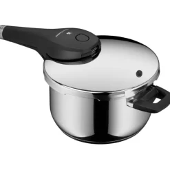 Schnellkochtöpfe | WMF Perfect Premium One Pot Schnellkochtopf-Set mit Dampfgareinsatz, 22 cm, 4,5 und 3,0 Liter