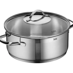 Töpfe | WMF Silit Achat Bratentopf mit Deckel, 24 cm