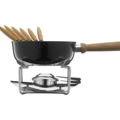 Gemeinsam Genießen | Spezialkochgeschirr | WMF Silit Käsefondue-Set, 9-teilig