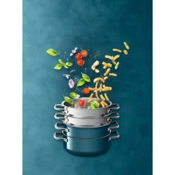 Töpfe | WMF Silit Silargan® Compact Kochgeschirr-Set, 4-teilig, Petrol