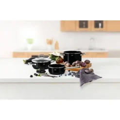 Töpfe | WMF Silit Silargan® Elegance Bratentopf mit Deckel, 16 cm, Black