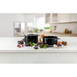 Töpfe | WMF Silit Silargan® Elegance Bratentopf mit Deckel, 16 cm, Black