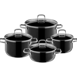 Töpfe | WMF Silit Silargan® Elegance Topf-Set, 4-teilig, Black
