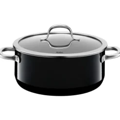 Töpfe | WMF Silit Silargan® Passion Bratentopf mit Deckel, 24 cm, Black