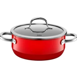 Töpfe | WMF Silit Silargan® Passion Bratentopf mit Deckel, 20 cm, Red