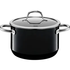 Töpfe | WMF Silit Silargan® Passion Kochtopf mit Deckel, 20 cm, Black