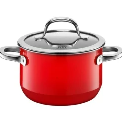 Töpfe | WMF Silit Silargan® Passion Kochtopf mit Deckel, 16 cm, Red