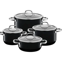 Töpfe | WMF Silit Silargan® Passion Topf-Set, 4-teilig, Black