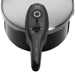 Schnellkochtöpfe | WMF Silit Silargan® Sicomatic t-Plus Schnellkochtopf, 22 cm, 4,5 l, Black