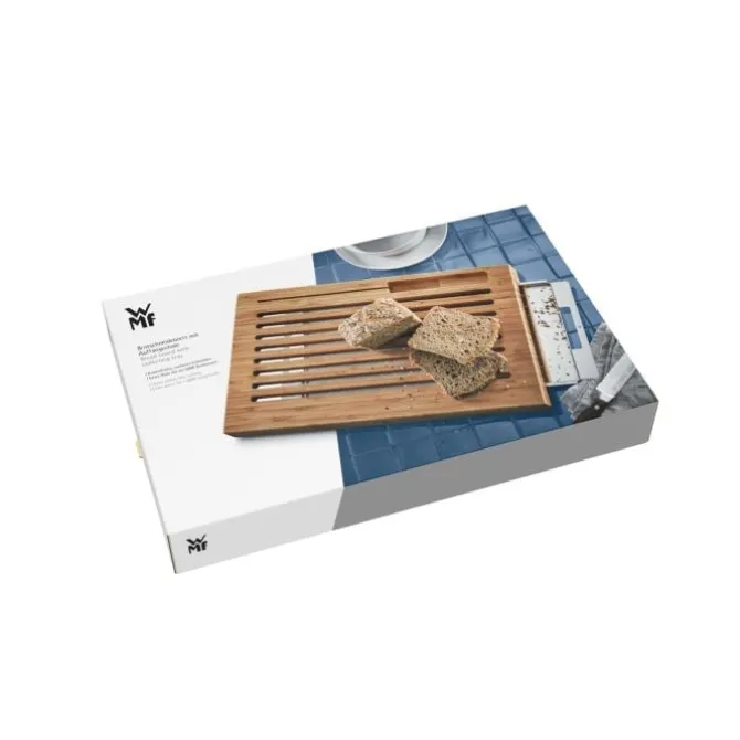 Küchenutensilien | WMF Smart Storage Brotschneidebrett mit Auffangschale Schneidebrett, 44 x 27 cm