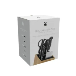 Küchenmesser | WMF Spitzenklasse Plus Messer-Vorteils-Set* mit FlexTec Messerblock für die asiatische Küche, 6-teilig