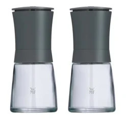 Würzen & Verfeinern | WMF Trend Gewürzmühlen-Set, 2-teilig, grau