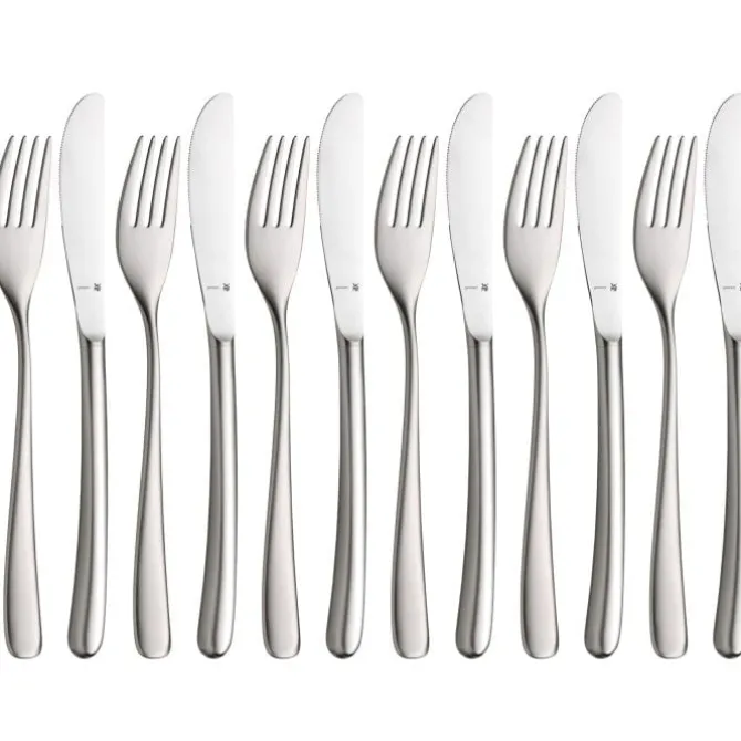 Essbestecke | WMF Vision Dessertbesteck-Set, 12-teilig, Cromargan protect®