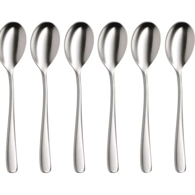 Einzelbestecke | WMF Vision Espressolöffel-Set, 6 Stück, Cromargan protect®