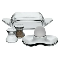 Butterdosen | WMF Wagenfeld Butterdose, 22 x 11 cm