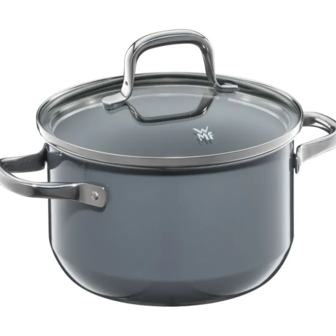 Töpfe | WMF Fusiontec Essential Kochtopf mit Deckel, 16 cm, Calm Grey