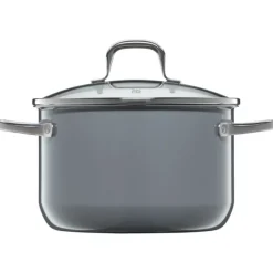 Töpfe | WMF Fusiontec Essential Kochtopf mit Deckel, 20 cm, Calm Grey