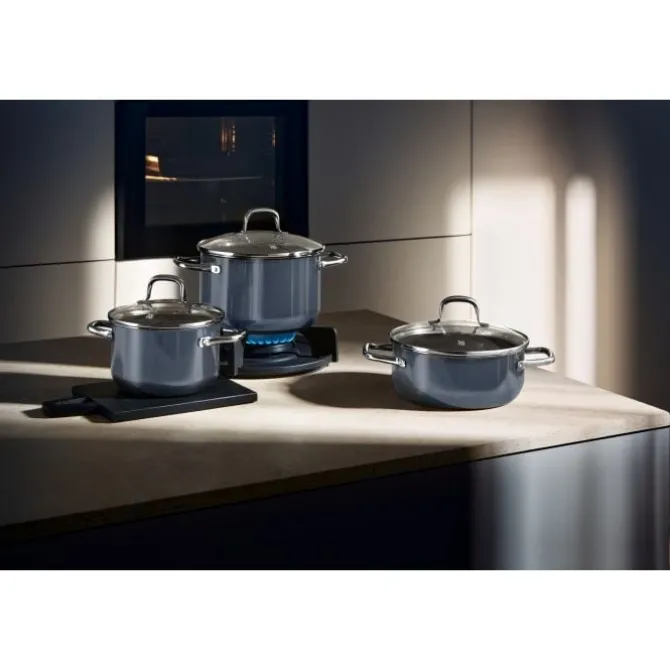 Töpfe | WMF Fusiontec Essential Kochtopf mit Deckel, 20 cm Blueberry