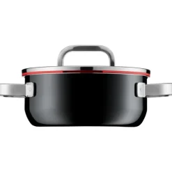 Töpfe | WMF Fusiontec Functional Topfset 3-teilig, mit Glasdeckel, Black