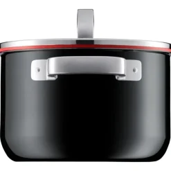 Töpfe | WMF Fusiontec Functional Topfset 3-teilig, mit Glasdeckel, Black
