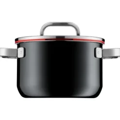 Töpfe | WMF Fusiontec Functional Topfset 3-teilig, mit Glasdeckel, Black