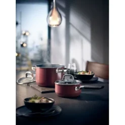 Töpfe | WMF Fusiontec Mineral Topf-Set 3-teilig, Rose Quartz