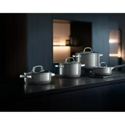 Töpfe | WMF Fusiontec Mineral Topf-Set, 3-teilig, Platinum
