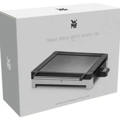 Grills & Zubehör | Gemeinsam Genießen | WMF Lono Tischgrill gerippt mit Glasdeckel